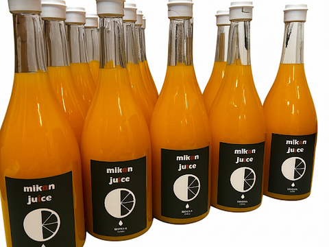 ラスト1ケース！早い者勝ち【600円🈹】無添加！"愛"ある温州みかんジュース 720ml ×4本セット