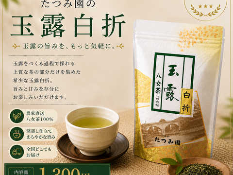 【新茶】数量限定｜玉露の旨みを、もっと気軽に。