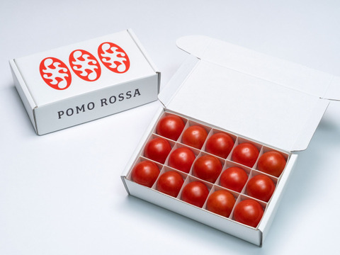 【母の日限定】濃厚フルーツトマト「ポモ・ロッサ」（15粒入り 母の日パッケージ）