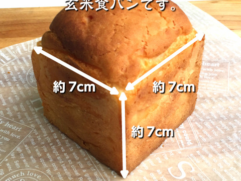 グルテンフリー パン 有機栽培の米粉使用のプチ玄米食パン 4個SET レーズン