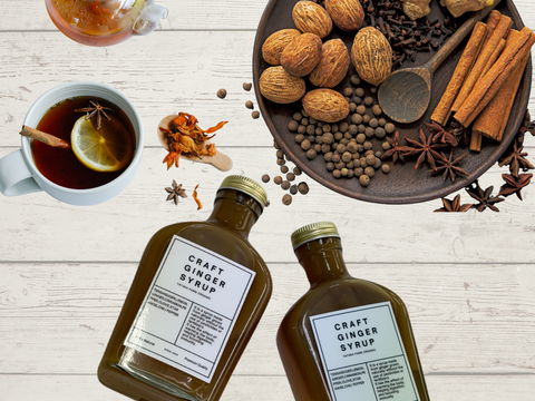 【自然栽培ショウガ使用】クラフトジンジャーシロップ