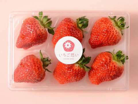きっと想いが伝わるいちご-越後姫4Lサイズ6個入り