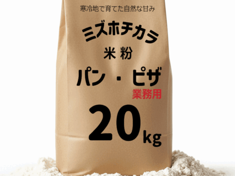パン ピザ 業務用 ミズホチカラ 20㎏ 米粉 大量 製菓用 国産 国内産 米粉パン 食パン グルテンフリー パンケーキ ピザ生地 岡山 蒜山高原産