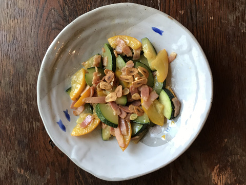 【自然栽培】ズッキーニ＋きゅうり 固定種セット 4kg以上★農薬・肥料不使用