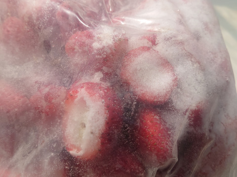 完全農薬不使用！自然のチカラ土耕栽培の極旨イチゴ（冷凍）1kg