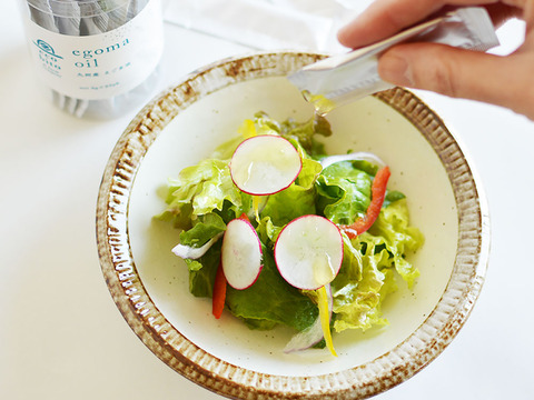 九州産生搾りえごま油【3g個装スティック×25包入り】毎回新鮮！美味しさと健康を持ち歩く！スティックで手軽に♪