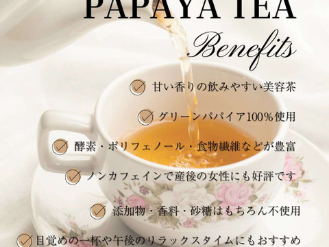 ＼PAPA CHA No.1／酵素の王様ティー -グリーンパパイヤ- 31個入り
