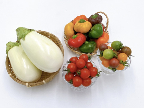 【お一人様用】カラフルミニ野菜とふわとろ白ナスの詰め合わせ
