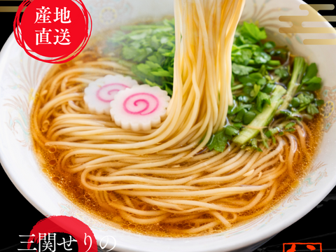 三関せりラーメン 比内地鶏スープ 秋田三大名物 高級ラーメン 三関せり セリラーメン 2人前 ギフト 贈答