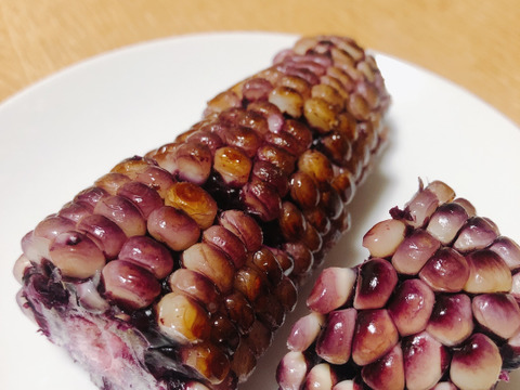 もちもち新食感のとうもろこし！「もちもち太郎パープル」6本