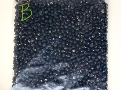 きてらのくろくろ黒大豆-500g-B品-農薬不使用