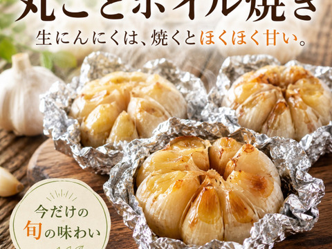 5月までの注文限定！にんにくの“本気”、今年は生で！埼玉県産福地ホワイト『生にんにく』　50玉