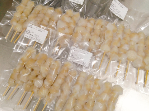 希少部位！ 長崎県産アオリイカのトンビ串750g　【150g×5P】