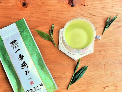 【お試しサイズ】80g×2袋★サッと淹れてゴクゴク飲める♪茶農家が一番茶100%でつくった深蒸し茶「一番摘み」