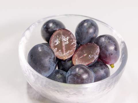 【粒売り】ナガノパープル 長野県産 #皮ごと食べれる#種無しぶどう 1kg