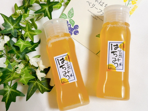 国産純粋非加熱生はちみつ250ｇ（使いやすい倒立ボトル）