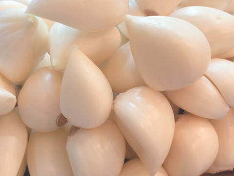 【大人気】むきたてきざみにんにく1.5キロ（高級品種　青森にんにく白玉王）手間なし楽チン❗️