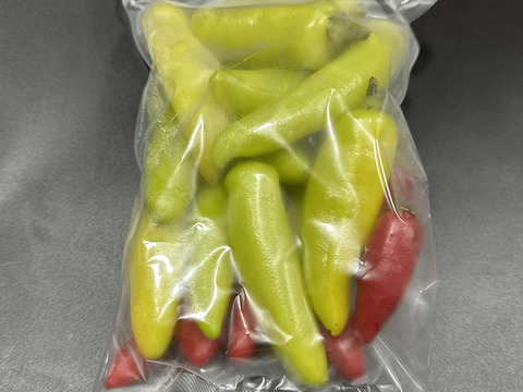 【冷凍唐辛子】美味しい辛さ！黄辛こしょう（約300g）農薬・化学肥料不使用