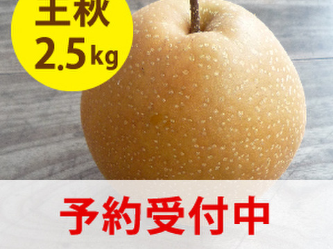 クール便「王秋梨」2.5キロ(4～6玉)たにがみ農園 鳥取県産 みずみずしい 梨 nashi ナシ なし【冬ギフト】