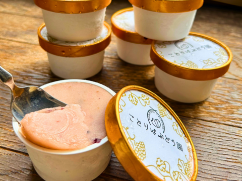 【冬ギフト】ぶどうの甘さが詰まったジェラート　２種各3個(計６個)