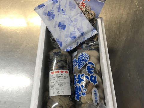 【追加販売】牡蠣好き歓喜の20%増量中！（500g）×2袋 【生牡蠣】【生食用】三重県産 浦村かき むき身 牡蠣 総重量1キロ
生で食べれる衛生的な牡蠣です！酢牡蠣 カキフライ 歳暮 母の日 父の日
