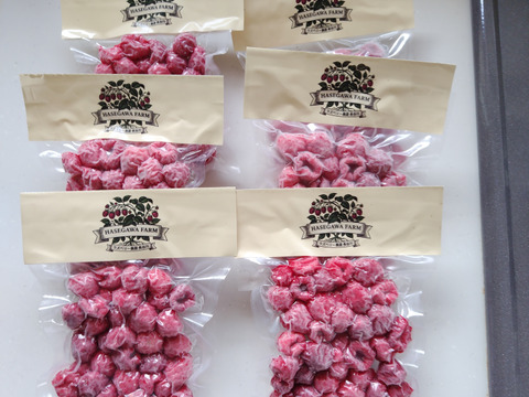 樹上完熟冷凍ラズベリー真空パック100g×６ｐ