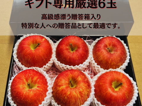 【ギフト専用】貯蔵りんご 高糖度 大 ふじ 秀品 大切な方へ ギフト 誕生日 プレゼント 産直 入学祝い 母の日 父の日ギフト 貯蔵りんご  プレゼント りんご りんごギフト 化粧箱入り