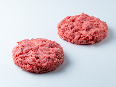 【安心無添加】あか牛合挽きジューシー!GOODハンバーグ3個【阿蘇赤身和牛×十勝放牧豚】