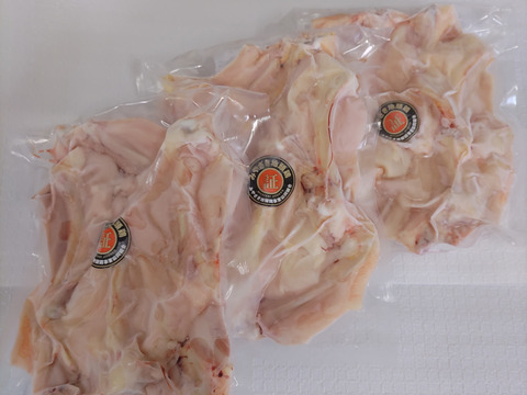 数量限定＊冷凍発送＊ みやざき地頭鶏 手羽開き１袋(６本～８本入り)×３袋セット