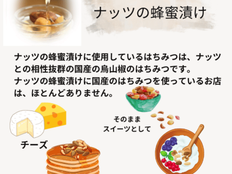 【母の日ギフト】国産はちみつギフトセット80g4本　ギフトボックス入り　母の日専用カード付