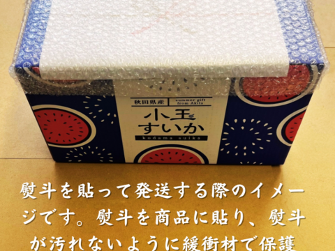 【ギフト専用 2玉入り】 本当に甘い 小玉スイカ スイカ  秋田県産 スイカ 夏の風物詩 ギフト お中元 夏丸 2玉入り 暑中見舞い 美味しい 甘い チッチェ 夏丸チッチェ 旬 お中元 ギフト