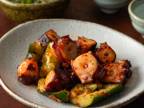 岩手県田野畑産　蒸し真タコ 約1kg