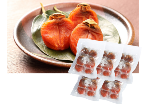 セミドライでしっとり食感 西条柿の干し柿　40g×6個の5パックセット ＊送料相当分値引き中＊