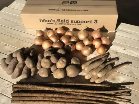 ☆お待たせしました☆令和7年産🥔🧅小さな長芋入り✨山田敏彦【十勝のGOODなセレクト野菜】セットA 合計約13kg