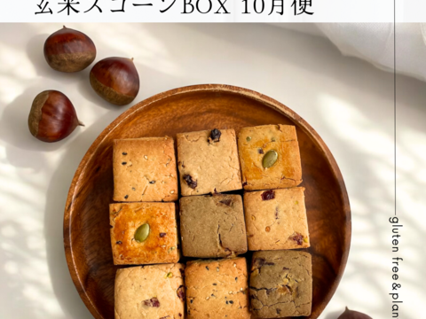 期間限定　自然栽培米と大豆を使ったグルテンフリー　玄米スコーン　5個入り