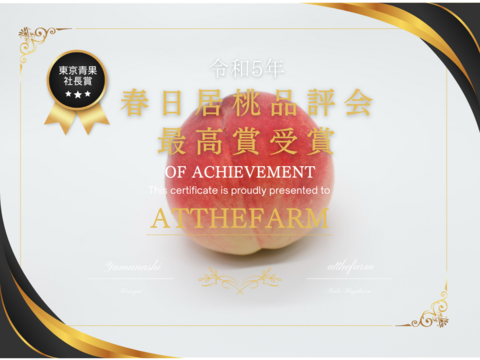 山梨県産　特上　桃　約700ｇ（２玉〜３玉）