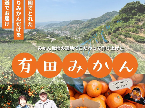 【冬ギフト】農家直送！有田みかん2kg≪2Sサイズ（小玉）秀品≫【平武農園】～蛍飛ぶ町から旬の便り～　和歌山｜有田｜田口｜ギフト｜こだわり　産地直送　お取り寄せ