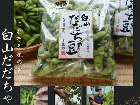 【✨初出店記念✨】　本場！山形県鶴岡市白山だだちゃ豆　濃厚な甘さ！3㎏
