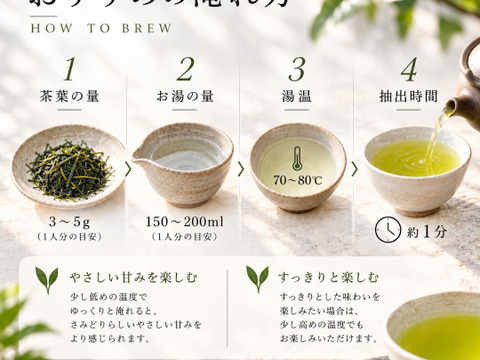 さみどり煎茶 100g｜京都・舞鶴産 希少品種