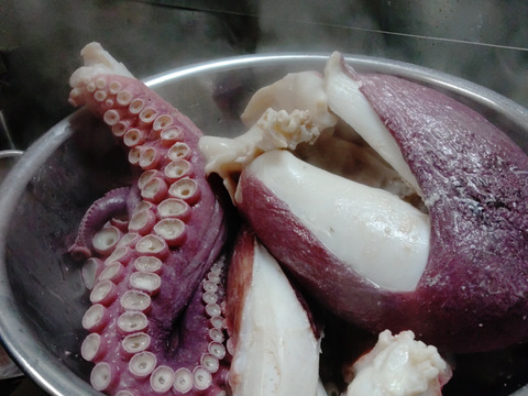 小泊産！ミズダコスライス100g5パック(冷凍)