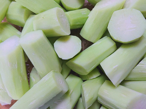 【冷凍】ブロッコリーの茎　カット済 １００ｇ×３パック　高知県産　ご家庭用　ペット用にも