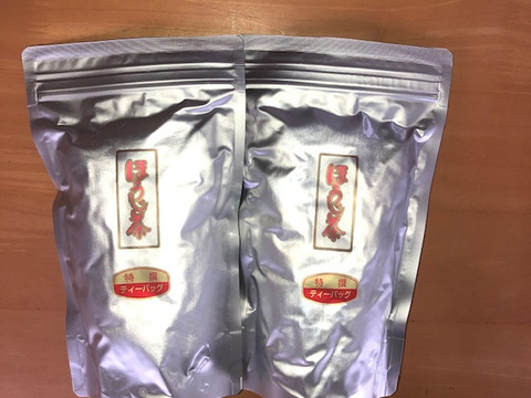 【期日指定】静岡（森町産）【ほうじ茶ティーバッグ】（3ｇ×40個）×2袋