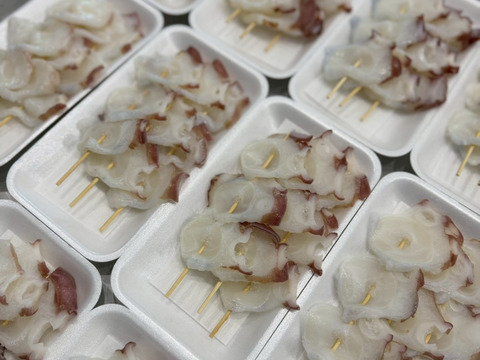 【北海道白老産】タコ串（3本）