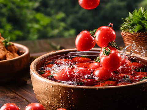 【限定製造12本セット】美健トマト100%トマトジュース　（1本180ml×12本）