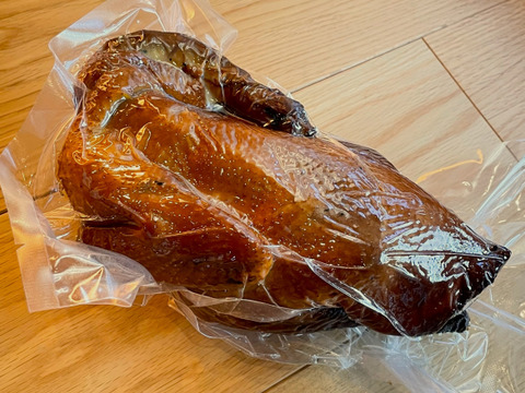 親鶏のスモークチキン