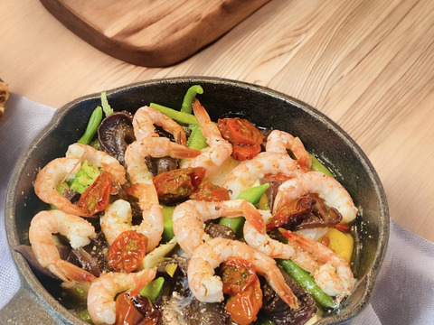 【母の日】ありがとうを贈る トロえび（中小サイズ）丸ごと楽しむ1kg