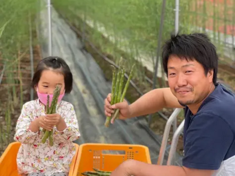 【夏ギフト】2年連続金賞受賞　陸奥産の竜髭菜（アスパラガス）　”将軍”　1㎏