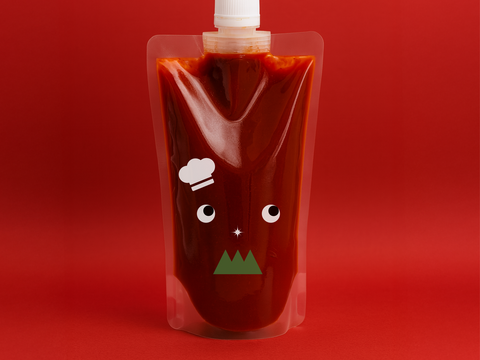 甘みとコクの強いトマトをぎゅっと凝縮したそのまま食べても美味しい「トマトの一番星ピューレ」380ｇ入り