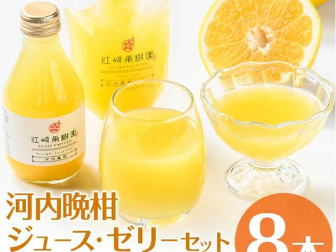 【夏ギフト】河内晩柑ジュースと飲むゼリーセット