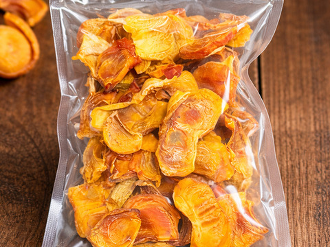 【ドライフルーツ】凝縮された甘さ！干し柿チップス（約200g）農薬・化学肥料不使用